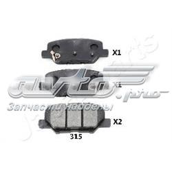 Задні дискові колодки Japan Parts PP315AF