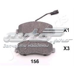 PA156AF Japan Parts Передні гальмівні колодки