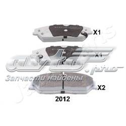 PA2012AF Japan Parts Передні гальмівні колодки