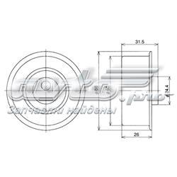 X3JPU6027 NTN Ролик натягувач
