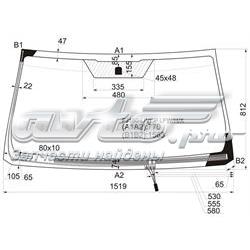Лобове скло 5610160260 Toyota