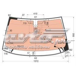 Лобове скло LR039952 Land Rover