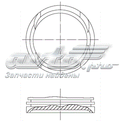 Поршень в комплекті на 1 циліндр, STD Yenmak 3104601000 ціна, від 62.46 USD