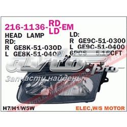 Фара правая Mazda GE4T51030D ціна, від 56.08 USD