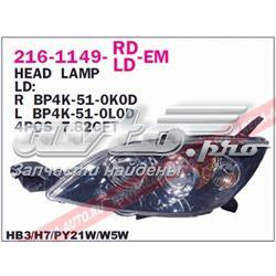 Купити BP4K510K0 Mazda Права блок фара
