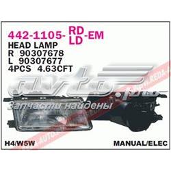 Купити 1AJ007677021 HELLA Права блок фара