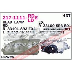 фара правая 2171111RLDE фара правая 2171111RLDE