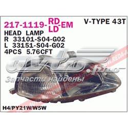 2171119RLDEM Depo/Loro/Abakus Фара передня права