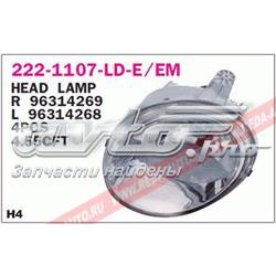 Фара правая Depo/Loro/Abakus 2221107RLDEM ціна, від 57.60 USD