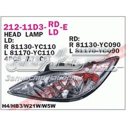 фара правая 21211D3RLDE фара правая 21211D3RLDE