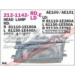 Купити 811101E281 Toyota Права блок фара
