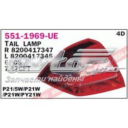 Задні ліхтарі Autotechteile 5030346 ціна, від 42.77 USD