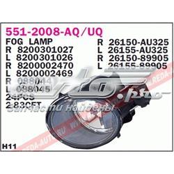 Туманка ліва Depo/Loro/Abakus 5512008LUQ ціна, від 22.17 USD
