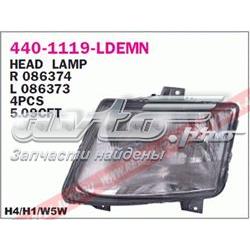 Фара дальнього світла в зборі Depo/Loro/Abakus 4401119LLDEMN ціна, від 61.82 USD
