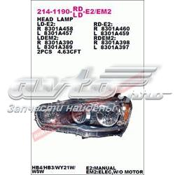 2141190RLDEM2 Depo/Loro/Abakus Фара передня права