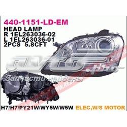 Основна фара - вставка Depo/Loro/Abakus 4401151RLDEM ціна, від 178.65 USD