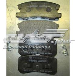 Задні гальмівні колодки Akebono AN632WK ціна, від 17.96 USD
