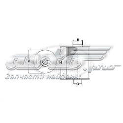 SC7069P SCT Фільтр палива