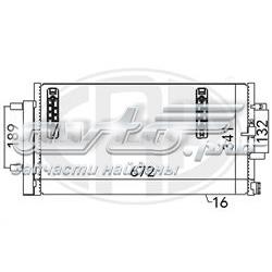 Конденсатор кондиціонера ERA 667048 ціна, від 81.08 USD