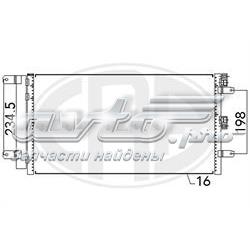 Радіатор кондиціонера 667109 ERA