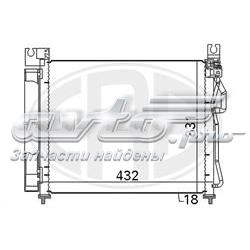 Радіатор кондиціонера 667119 ERA