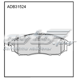 Гальмівні колодки Allied Nippon ADB31524 ціна, від 31.82 USD