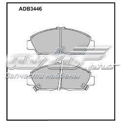 ADB3446 Allied Nippon колодки гальмівні передні, дискові