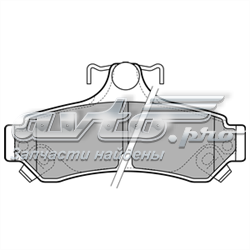 Купити LP2700 Delphi Задні колодки
