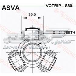 ШРУС внутрішній, тришиб/трипод/тріпоід ASVA VOTRIPS80