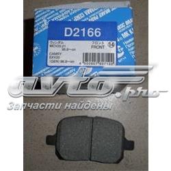 D2166 Kashiyama Передні гальмівні колодки
