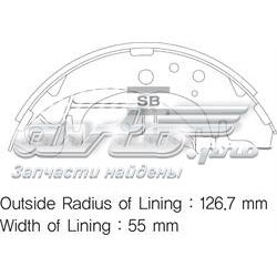 Колодки гальмові задні, барабанні SA020 Sangsin
