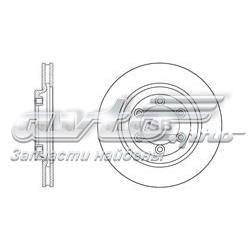 Диск гальмівний передній SD3015 Sangsin