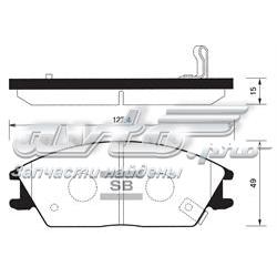 Гальмівні колодки Sangsin SP1047 ціна, від 13.39 USD