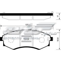 Гальмівні колодки Sangsin SP1048 ціна, від 15.10 USD