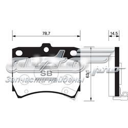 Гальмівні колодки Sangsin SP1049 ціна, від 12.22 USD