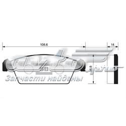 Гальмівні колодки Sangsin SP1050 ціна, від 11.88 USD