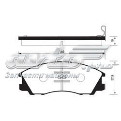 Гальмівні колодки Sangsin SP1097 ціна, від 23.20 USD