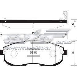 Гальмівні колодки Sangsin SP1107F ціна, від 20.77 USD