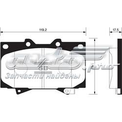 Гальмівні колодки Sangsin SP1379 ціна, від 23.96 USD