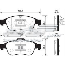 Гальмівні колодки Sangsin SP1390 ціна, від 24.50 USD
