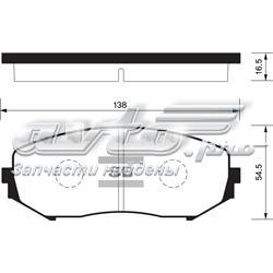 Гальмівні колодки Sangsin SP1416 ціна, від 22.55 USD