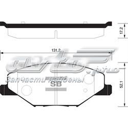 Гальмівні колодки Sangsin SP1595 ціна, від 21.54 USD
