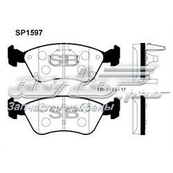 Гальмівні колодки Sangsin SP1597 ціна, від 17.74 USD
