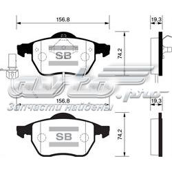 Гальмівні колодки Sangsin SP2001 ціна, від 25.77 USD