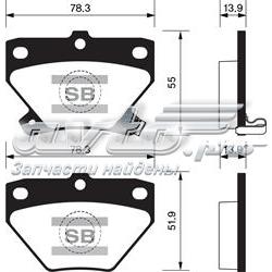 Задні гальмівні колодки Sangsin SP2044 ціна, від 14.50 USD
