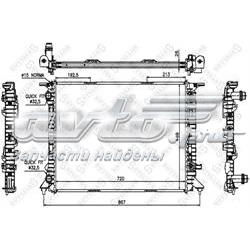 Радіатор охолодження двигуна 1025451SX Stellox