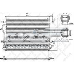 Радіатор кондиціонера 1045071SX Stellox