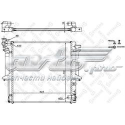 1025972SX Stellox Радіатор охолодження двигуна