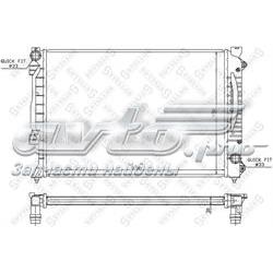 Радіатор охолодження двигуна 1025249SX Stellox
