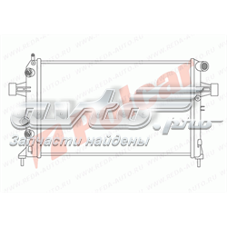 Радіатор основний Polcar 5508082 ціна, від 61.83 USD